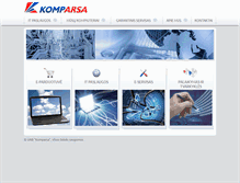 Tablet Screenshot of komparsa.lt